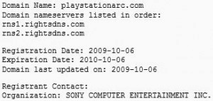 ソニーが「playstationarc.com」のドメインを登録