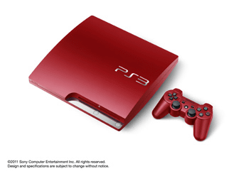 PS3 HDD 320GBの新色「スカーレット・レッド」